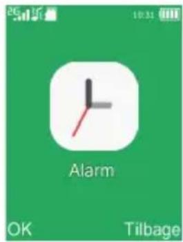 Alarm OK Tilbage