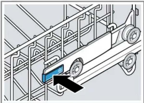 SIEMENS SN63HX60AE - Indstilling af overkurven med sidearme - 1