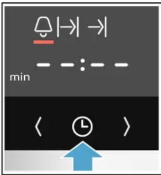 |→| →| - - : - - min < ① >