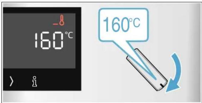 -8 160°C 160°C > i