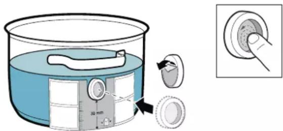 BOSCH PXX895D66E - Påklæbning af silikone-patchen - 1