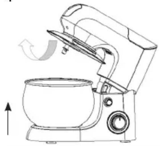 Maestro MR559 - How to use Kneading Hook, Flat beater, Whisk - 4
