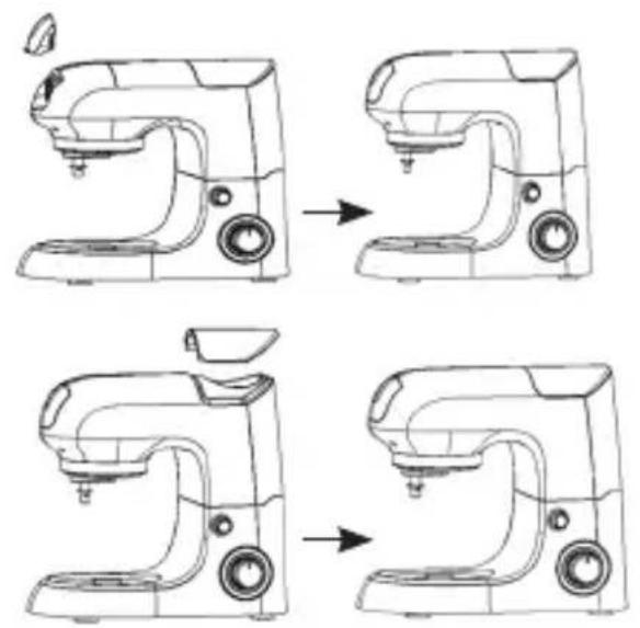 Maestro MR559 - How to use Kneading Hook, Flat beater, Whisk - 1