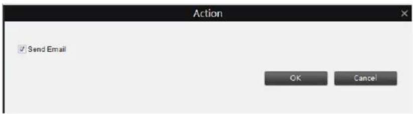 Action ✓ Send Email OK Cancel