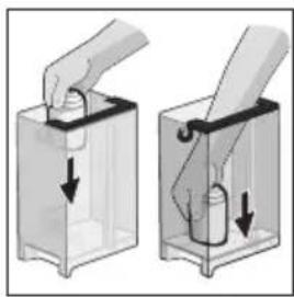 GAGGENAU CMP250112 - L'utilizzo del filtro BRITA INTENZA per il filtraggio dell'acqua è molto semplice. Basta procedere come indicato qui di seguito: - 3