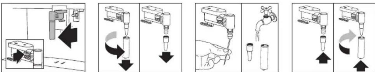Atag CM4612D - Clean the hot water spout - 2