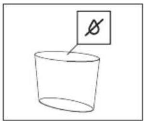 Diagram showing a container with a labeled box containing an 'X' symbol, likely indicating a mathematical or physical concept.
