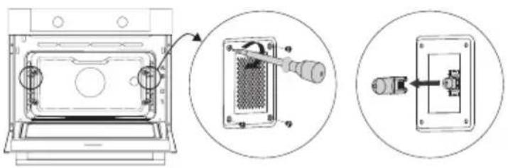 Atag MA4692C - Remplacer la lampe du four - 4