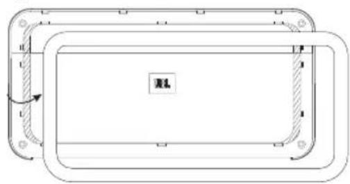 JBL Club A1000 - ÅTKOMST TILL ANSLUTNINGAR OCH KONTROLLPANEL - 1