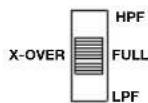 INFINITY Reference 7005A - Selecting the crossover mode - 1