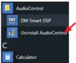 AudioControl DM Smart DSP Uninstall AudioControl Calculator