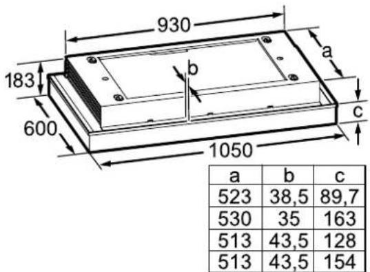 930 183 600 1050 a b c a b c 523 38,5 89,7 530 35 163 513 43,5 128 513 43,5 154
