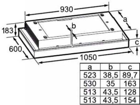 930 183 600 1050 a b c a b c 523 38,5 89,7 530 35 163 513 43,5 128 513 43,5 154