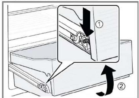 NEFF KI5862SF0S - Ausbauen des ausziehbaren Behälters - 1