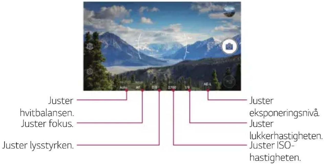 LG V10 - Tilpass følgende kamerainnstillinger: - 1