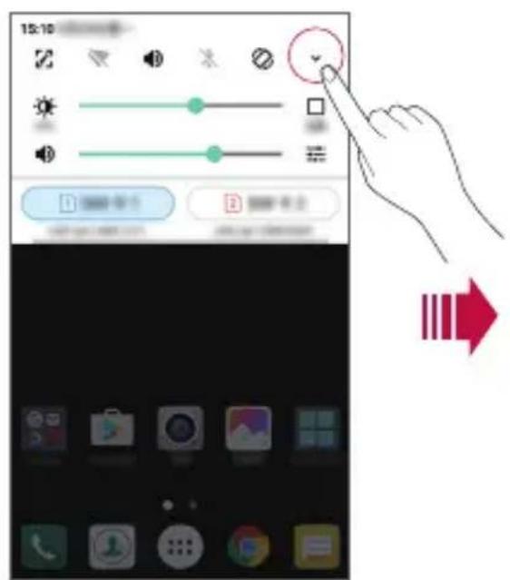 LG V10 - Meddelandepanel - 1