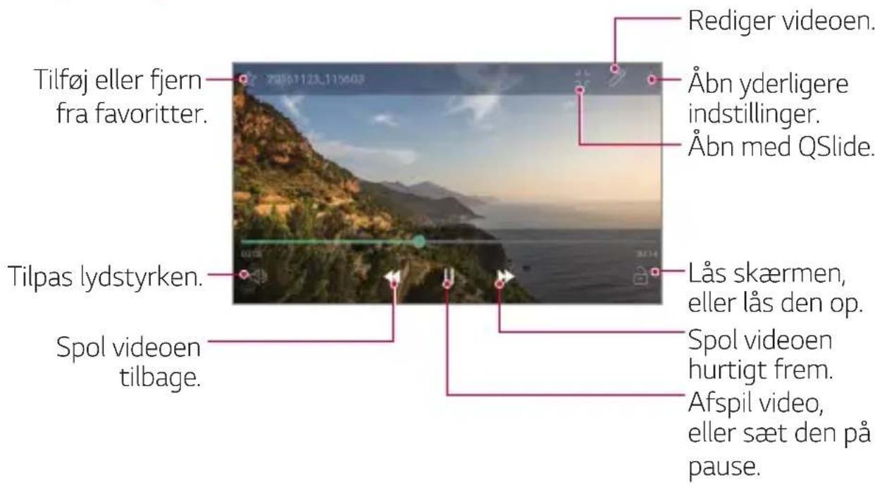 LG V10 - Afspilning af en video - 1