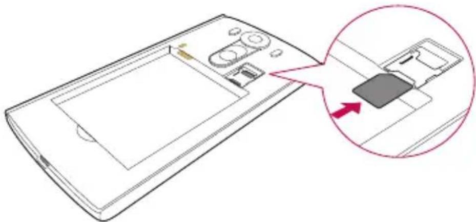 LG V10 - Sätta i Nano-SIM-kortet och batteriet - 3