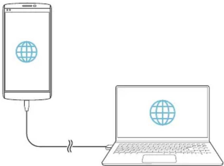 LG V10 - Internetdelning via USB - 2