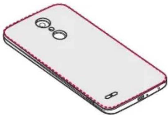LG K10 - Sätta i SIM-kortet och batteriet - 3