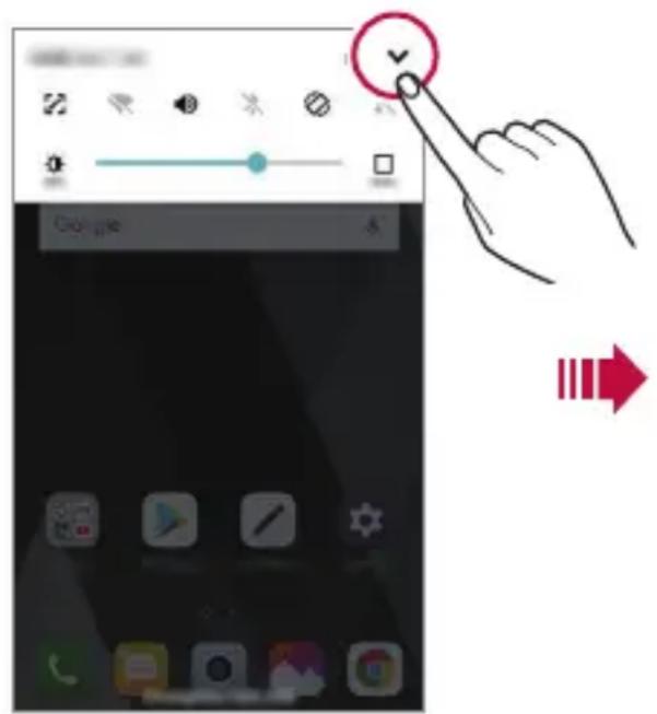 LG K10 - Notifikationspanel - 1