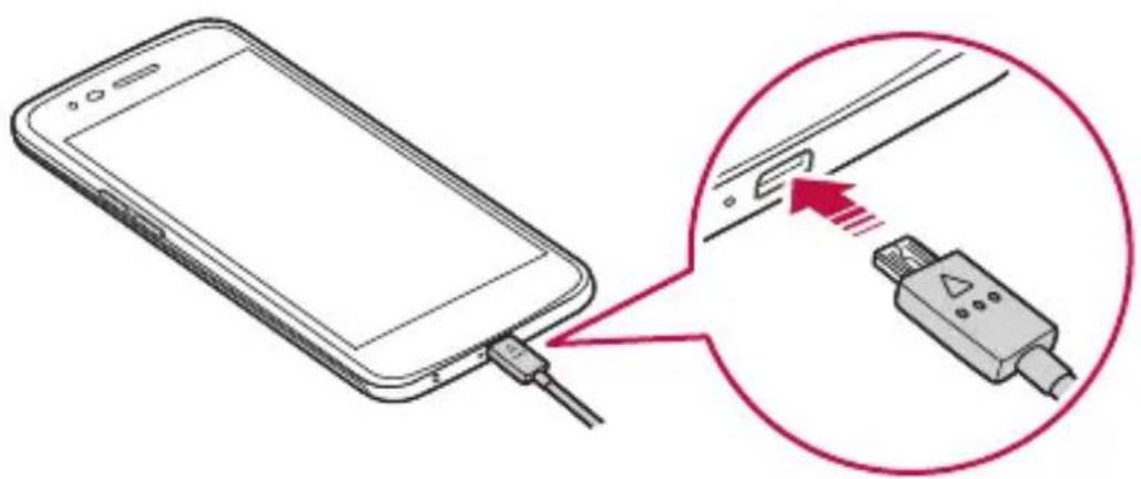 LG K10 - Opladning af batteriet - 1