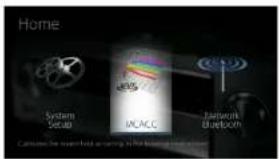 Home System Setup UCACC Bluetooth Bluetooth Calculated the seven-hold according to the following one option