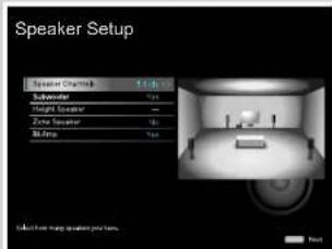 Speaker Setup Sound Channel 1.0 Hz Audio Sound Channel 1.0 Hz Audio Speaker 1.0 Hz Sound Sound Select from audio speaker your home. Select from audio speaker your home.