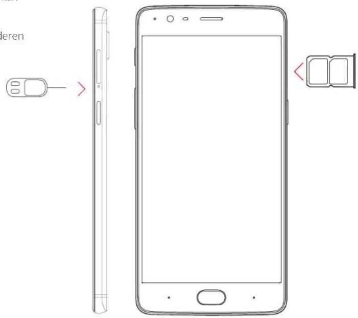 ONEPLUS 3T - Dobbelt SIM-kortholder - 1