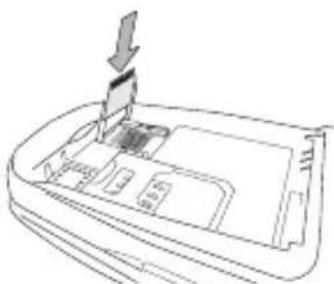 SAGEM my501C - Inserting the memory card - 1