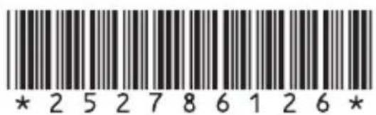 * 2 5 2 7 8 6 1 2 6 *