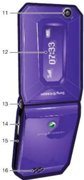 11 12 07:33 Sony Ericsson 13 14 15 16