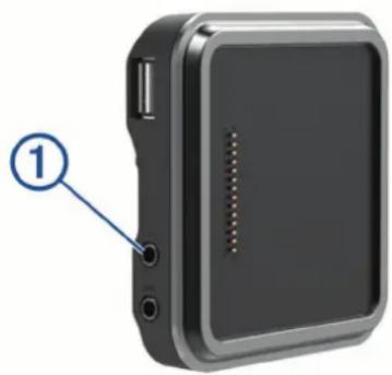 GARMIN RV 890 - Tilslutning af kabelforbundet bakkamera - 1
