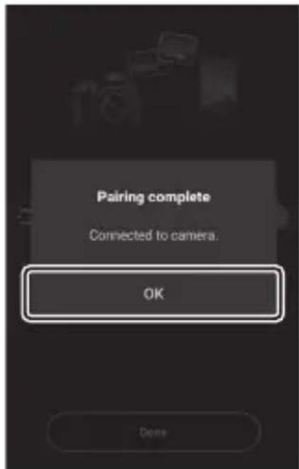 NIKON D6 - กล้อง/อุปกรณ์ Android: ทำตามคำแนะนำที่ปรากฏนหน้าจอเพื่อเสร็จสิ้นการจับคู่ - 3