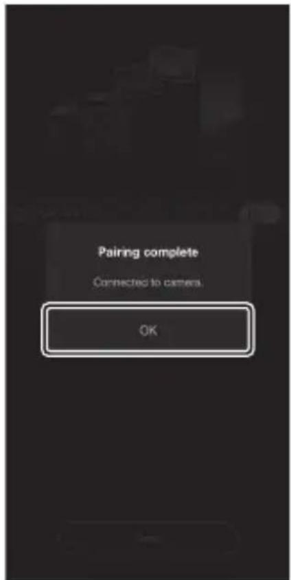 NIKON D6 - กล้อง/อุปกรณ์ iOS: ทำตามคำแนะนำที่ปรากฏหน้ำจอเพื่อเสร็จสิ้นการจับคู่ - 3