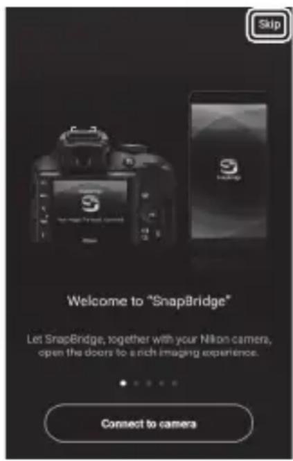 NIKON D6 - สมาร์ทดีไวช์: เข้าใช้แอพ SnapBridge - 1