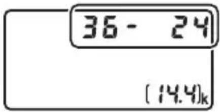 36 - 24 (14.4)ₖ