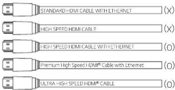 LG SN9YG - HDMI-kabeltjekliste - 1