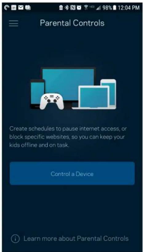 LINKSYS Max-Stream MR7350 - Parental Controls (Contrôle parental) - 1