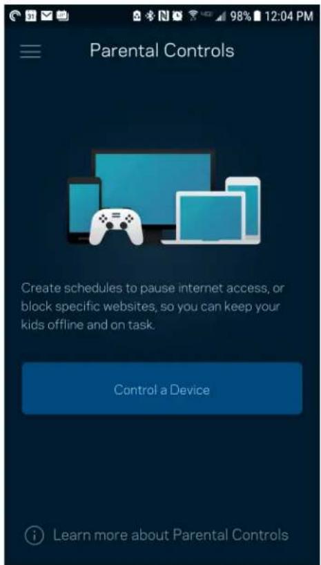 LINKSYS Max-Stream MR7350 - Controles parentales - 1