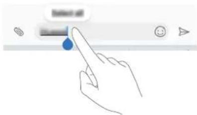 HUAWEI Nova Lite - Redigering af tekst - 2