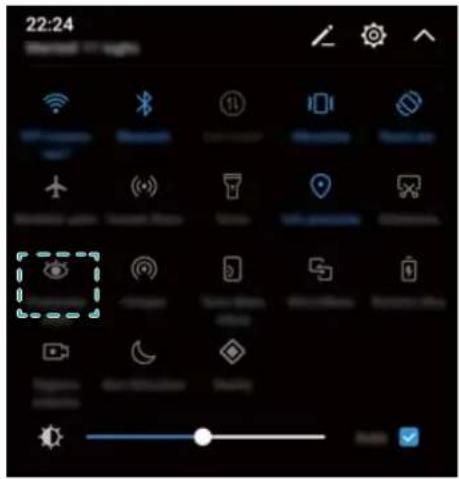 HUAWEI Nova Lite - Aktivering og deaktivering af øjenkomforttilstand - 1