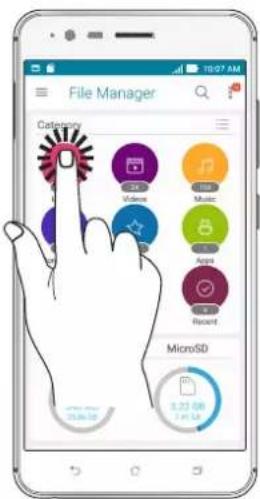 File Manager Category MicroSD 1.22 GB 1.1 GB