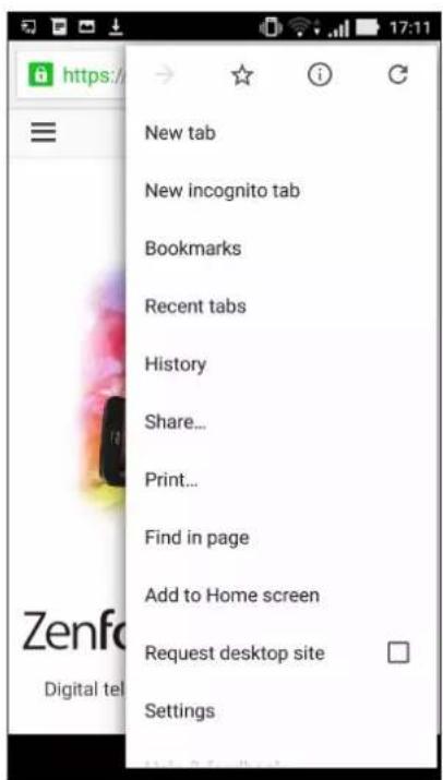 ASUS ZenFone Zoom S - Sådan starter du Chrome - 1