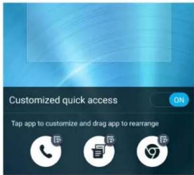 ASUS ZenFone Zoom S - Tilpasning af hurtigadgangsknapperne - 2