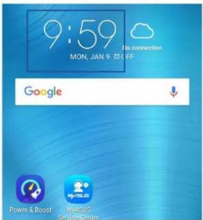 ASUS ZenFone Zoom S - Sådan åbnes ur-appen - 1