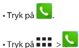 • Tryk på . • Tryk på ■■■ > .