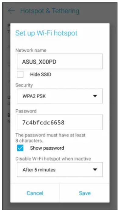 ASUS ZenFone Max M1 - Wi-Fi Hotspot - 1