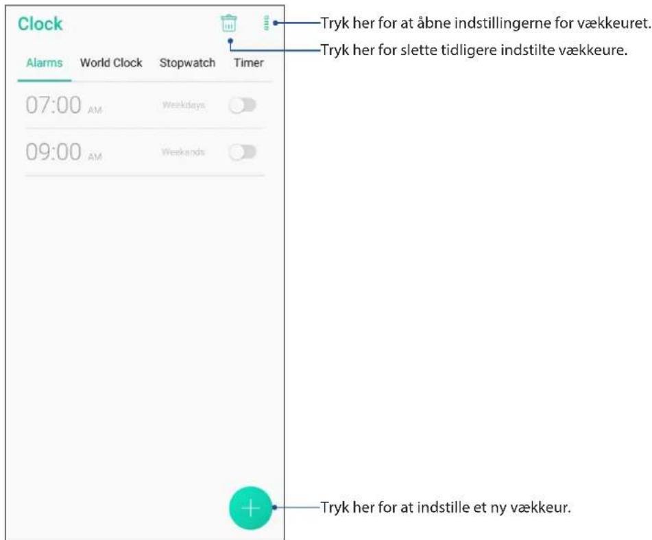 ASUS ZenFone Max M1 - Sådan åbnes ur-appen - 1