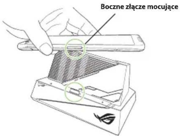 Boczne złącze mocujące